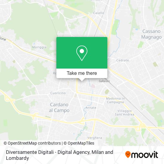 Diversamente Digitali - Digital Agency map