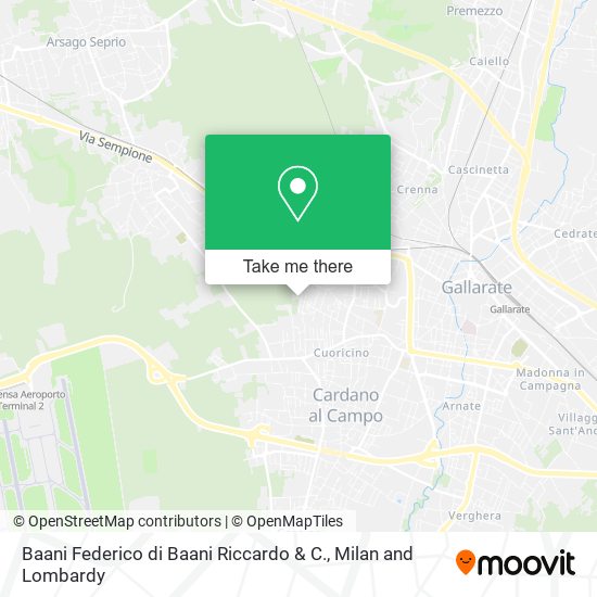 Baani Federico di Baani Riccardo & C. map