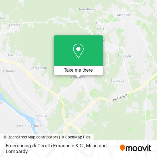 Freerunning di Cerutti Emanuele & C. map