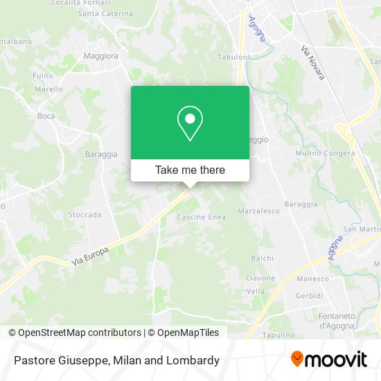 Pastore Giuseppe map