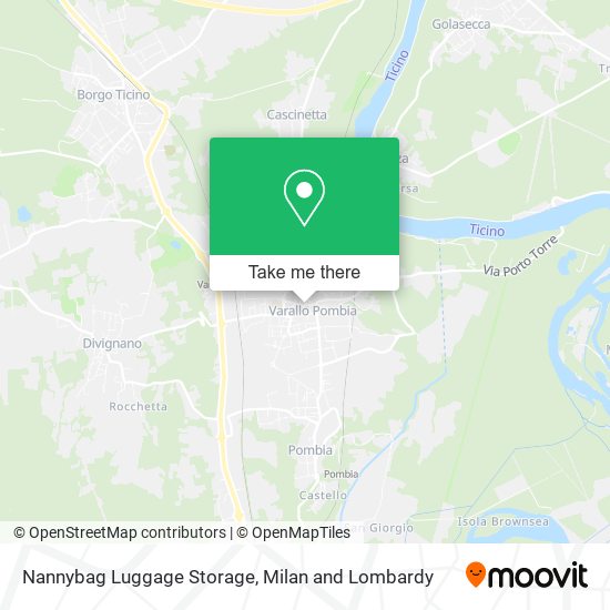 Nannybag Luggage Storage map