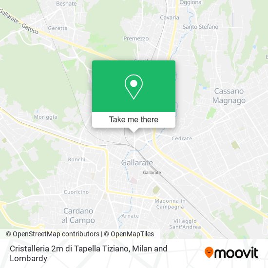 Cristalleria 2m di Tapella Tiziano map