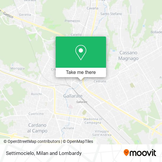 Settimocielo map