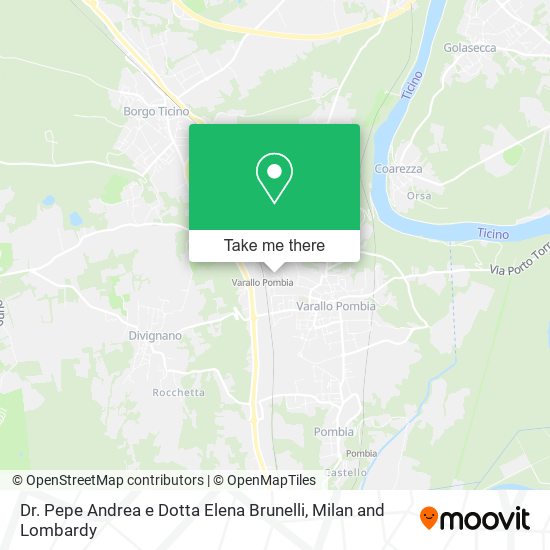 Dr. Pepe Andrea e Dotta Elena Brunelli map