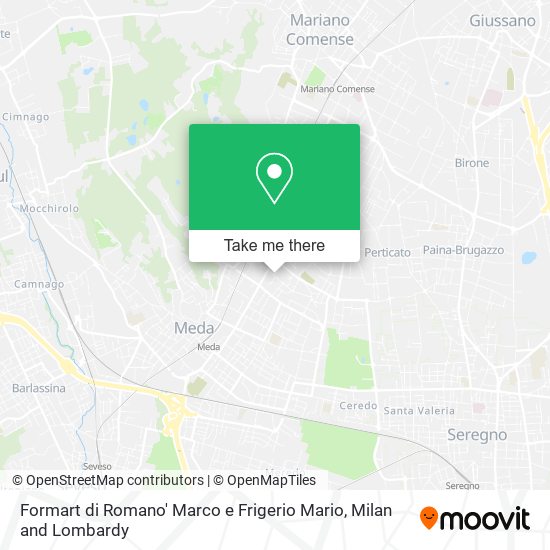 Formart di Romano' Marco e Frigerio Mario map