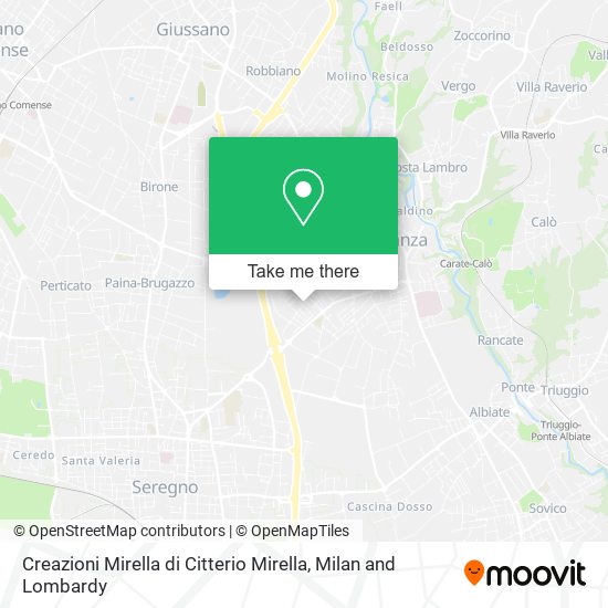 Creazioni Mirella di Citterio Mirella map