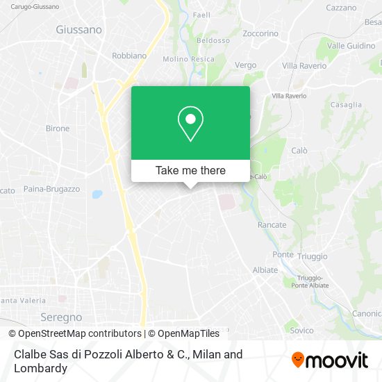 Clalbe Sas di Pozzoli Alberto & C. map