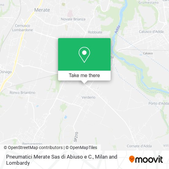 Pneumatici Merate Sas di Abiuso e C. map