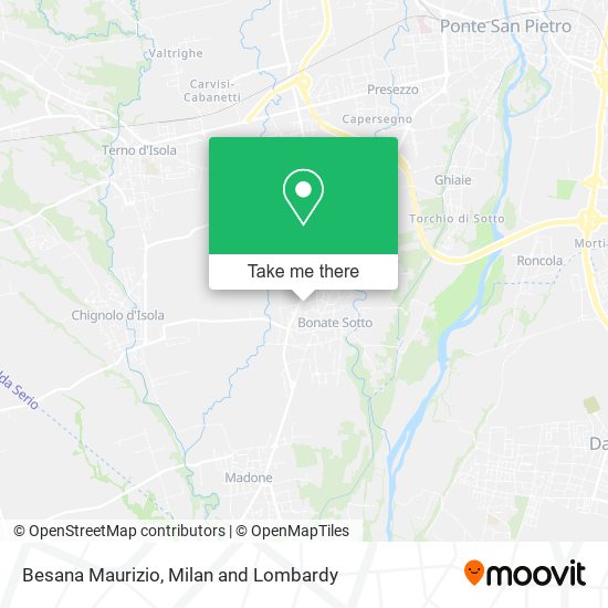 Besana Maurizio map