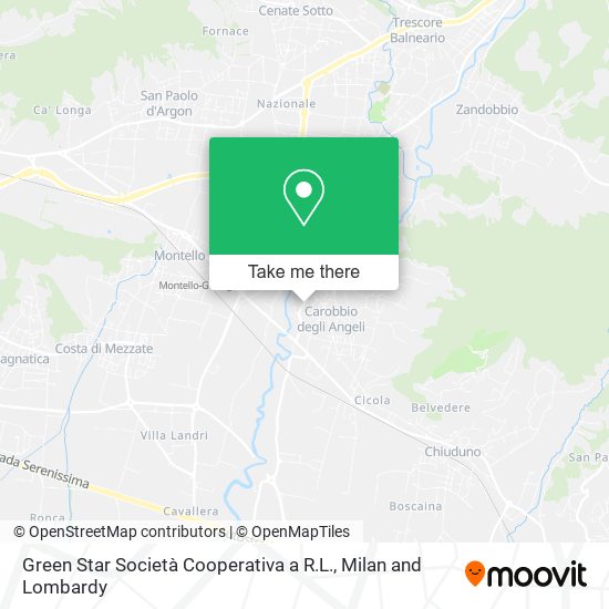 Green Star Società Cooperativa a R.L. map