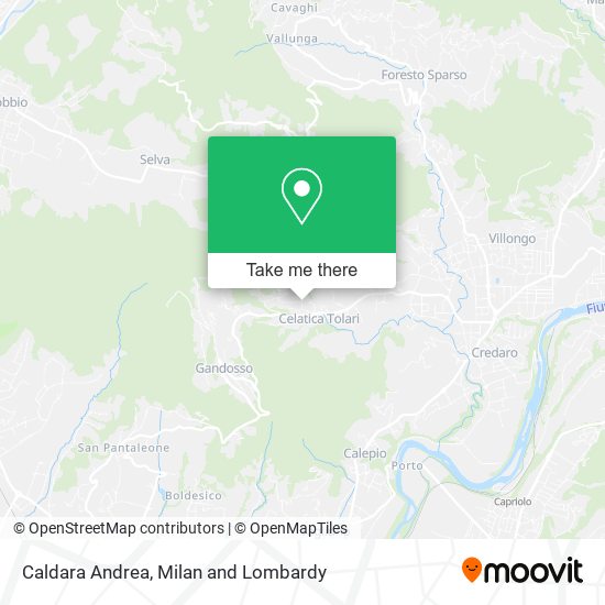 Caldara Andrea map