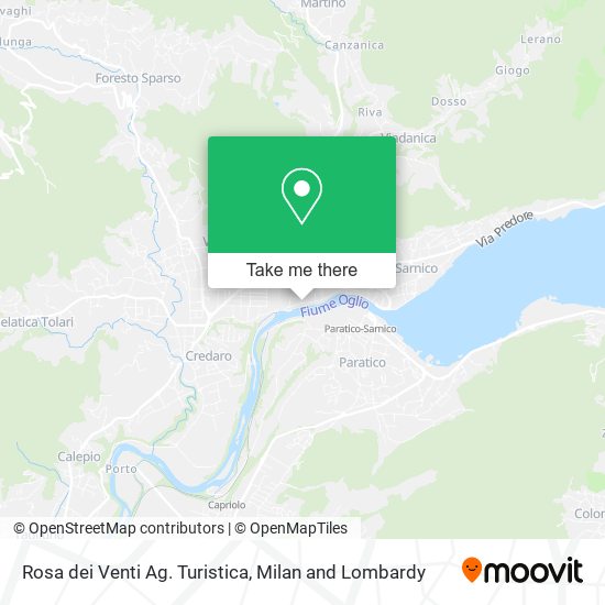 Rosa dei Venti Ag. Turistica map