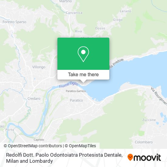 Redolfi Dott. Paolo Odontoiatra Protesista Dentale map