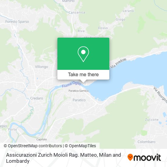 Assicurazioni Zurich Moioli Rag. Matteo map