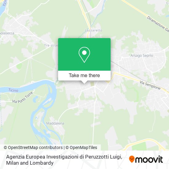 Agenzia Europea Investigazioni di Peruzzotti Luigi map