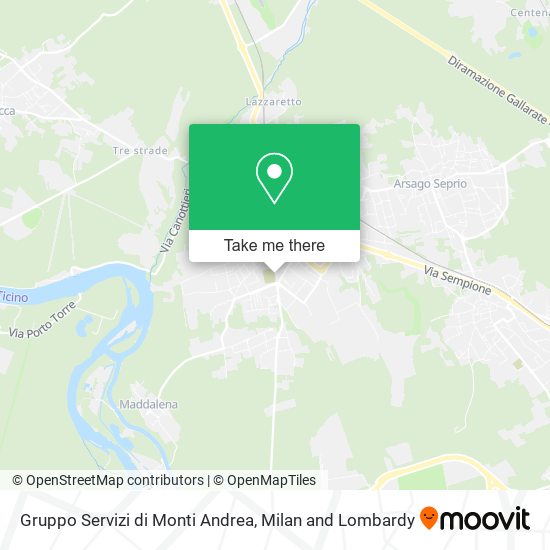 Gruppo Servizi di Monti Andrea map