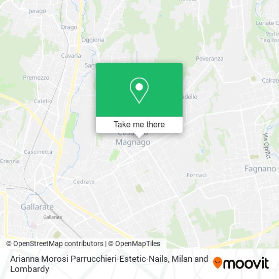 Arianna Morosi Parrucchieri-Estetic-Nails map