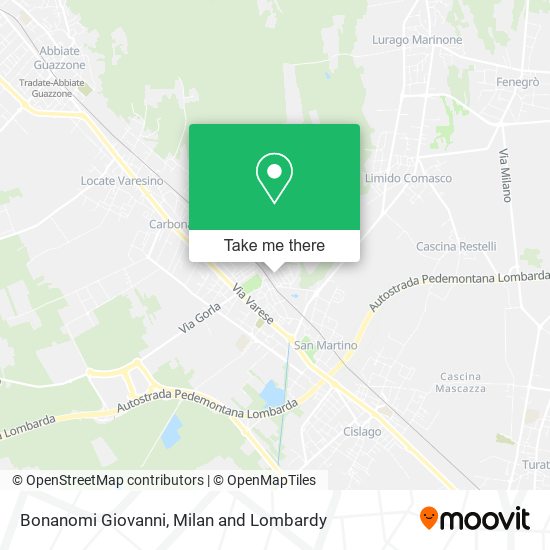Bonanomi Giovanni map
