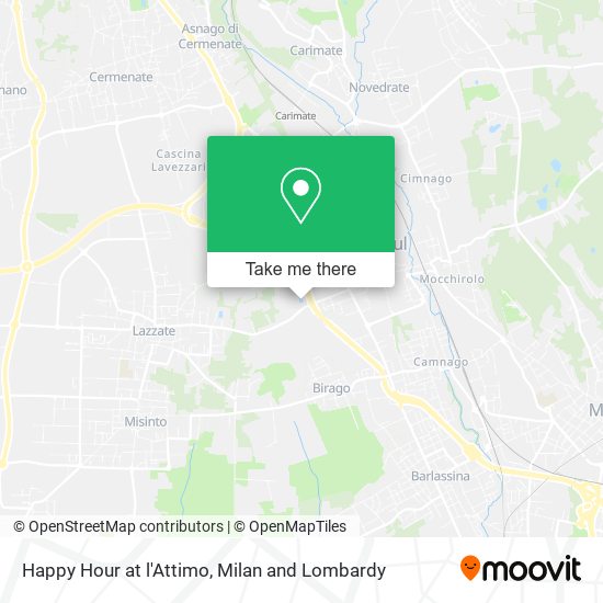 Happy Hour at l'Attimo map