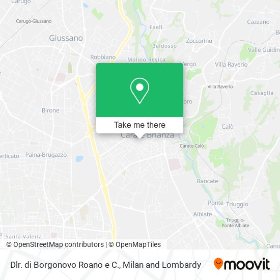 Dlr. di Borgonovo Roano e C. map