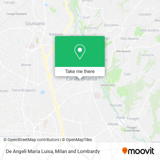 De Angeli Maria Luisa map