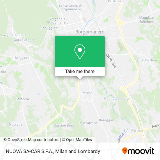 NUOVA SA-CAR S.P.A. map
