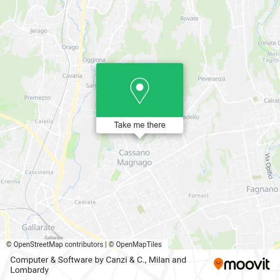 Computer & Software by Canzi & C. map