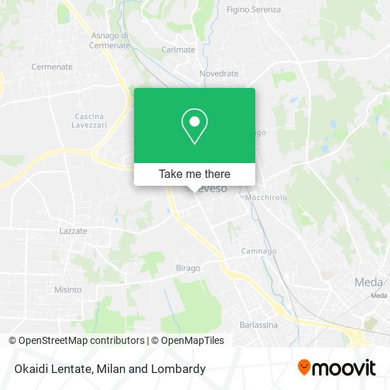 Okaidi Lentate map