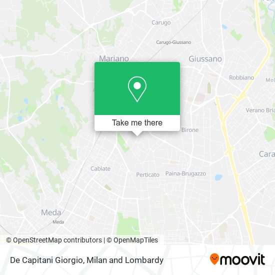 De Capitani Giorgio map
