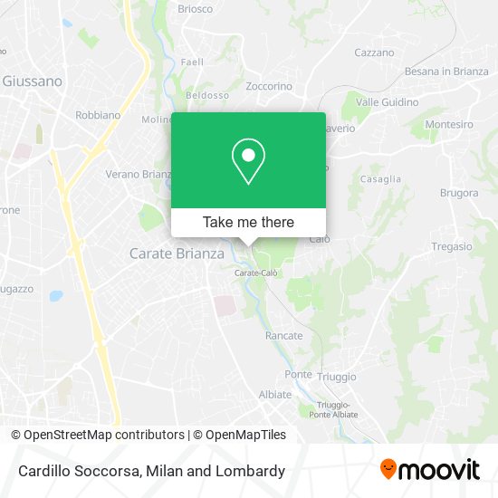 Cardillo Soccorsa map