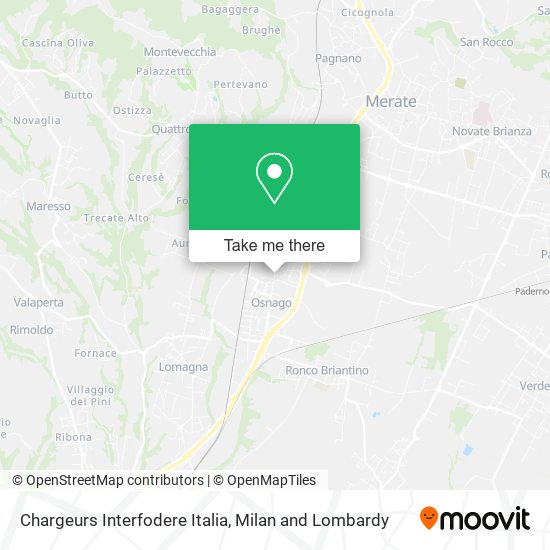 Chargeurs Interfodere Italia map