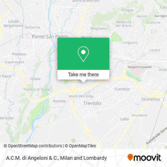 A.C.M. di Angeloni & C. map