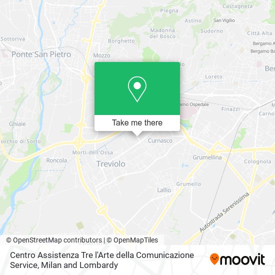 Centro Assistenza Tre l'Arte della Comunicazione Service map