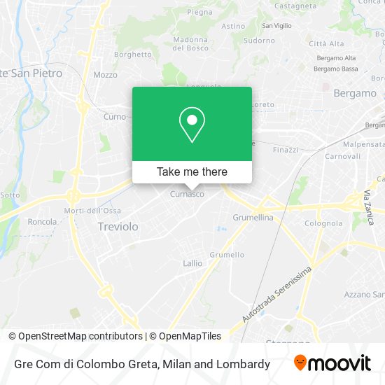 Gre Com di Colombo Greta map