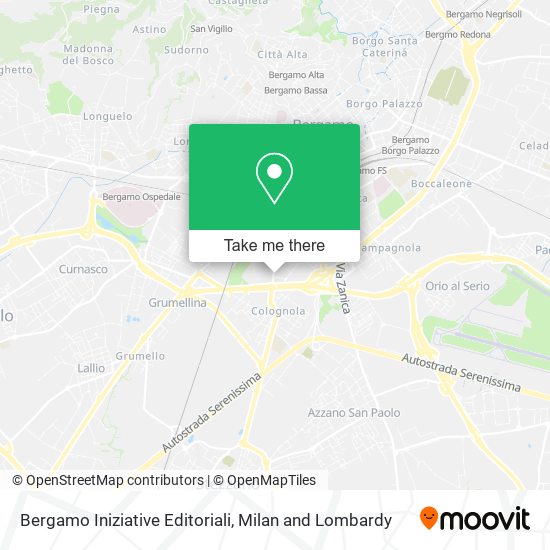 Bergamo Iniziative Editoriali map