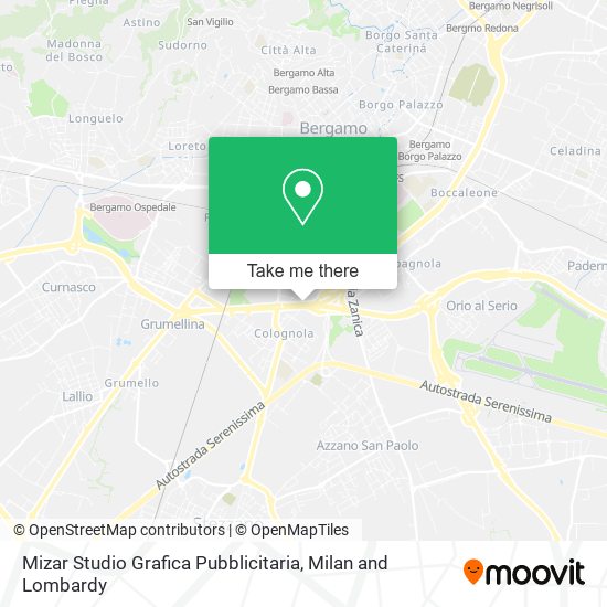 Mizar Studio Grafica Pubblicitaria map