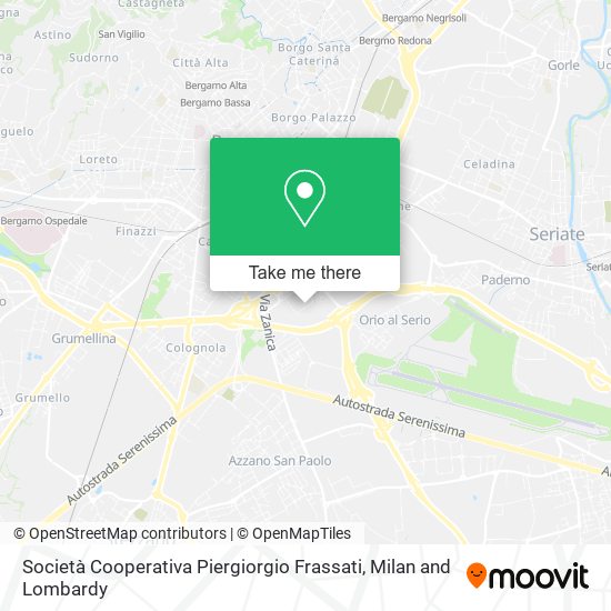 Società Cooperativa Piergiorgio Frassati map