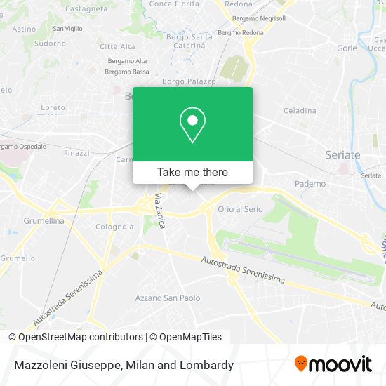 Mazzoleni Giuseppe map