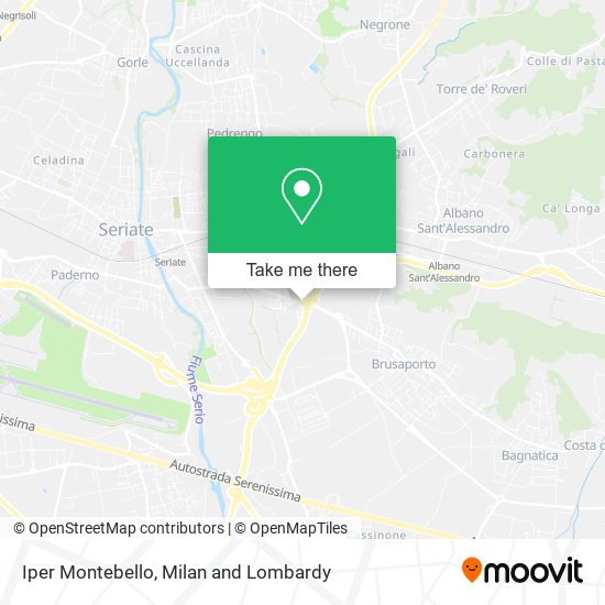 Iper Montebello map