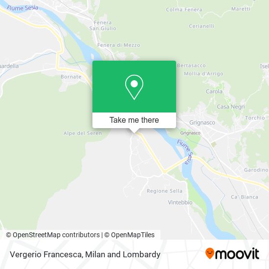 Vergerio Francesca map