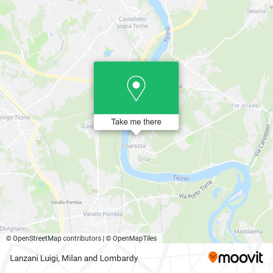 Lanzani Luigi map