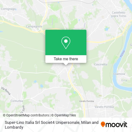 Super-Lino Italia Srl Societ4 Unipersonale map