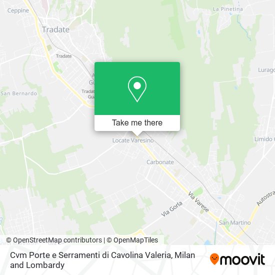 Cvm Porte e Serramenti di Cavolina Valeria map