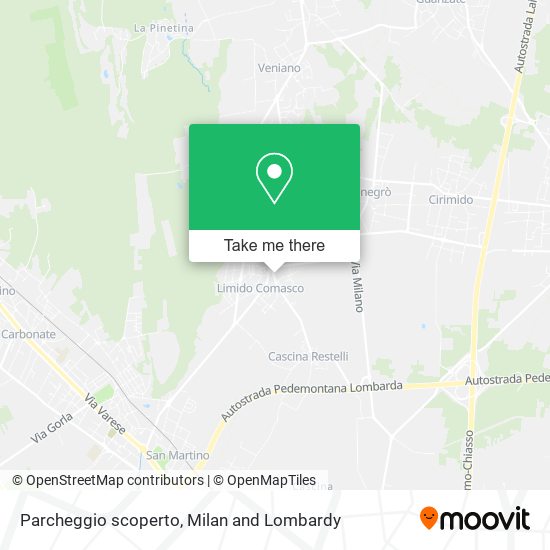 Parcheggio scoperto map