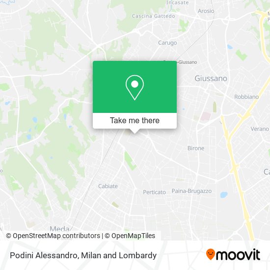 Podini Alessandro map