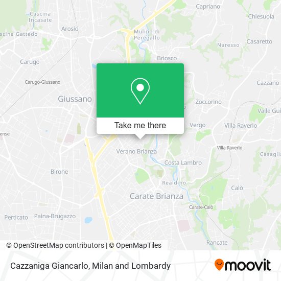 Cazzaniga Giancarlo map