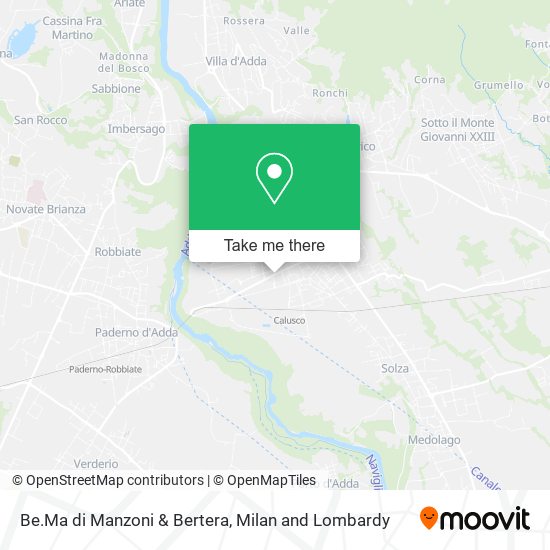 Be.Ma di Manzoni & Bertera map