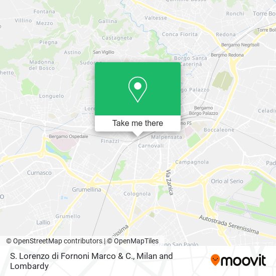 S. Lorenzo di Fornoni Marco & C. map