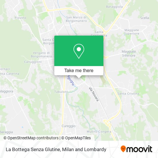La Bottega Senza Glutine map