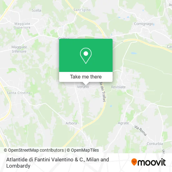 Atlantide di Fantini Valentino & C. map